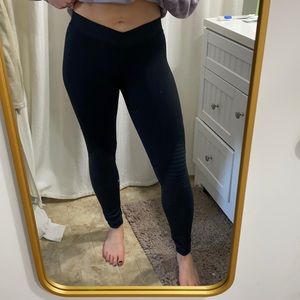 Adidas Cross Front Leggings with Detail